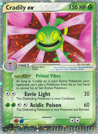Cradily ex (90/95) [EX: Team Magma vs Team Aqua] | Good Games Morley