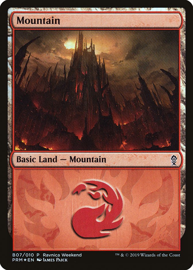 Mountain (B07) [Ravnica Allegiance Guild Kit] | Good Games Morley