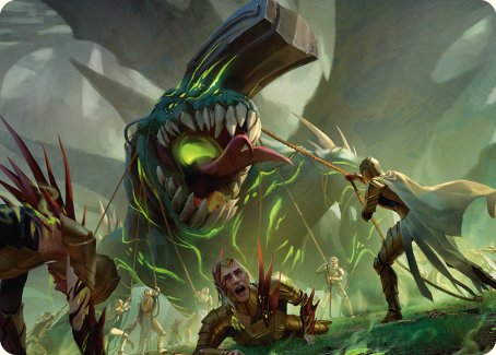 Noxious Assault Art Card [Phyrexia: All Will Be One Art Series] | Good Games Morley