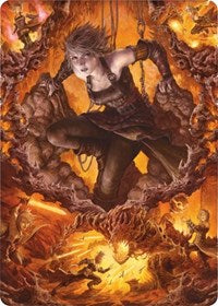 Nahiri, Heir of the Ancients [Zendikar Rising Art Series] | Good Games Morley