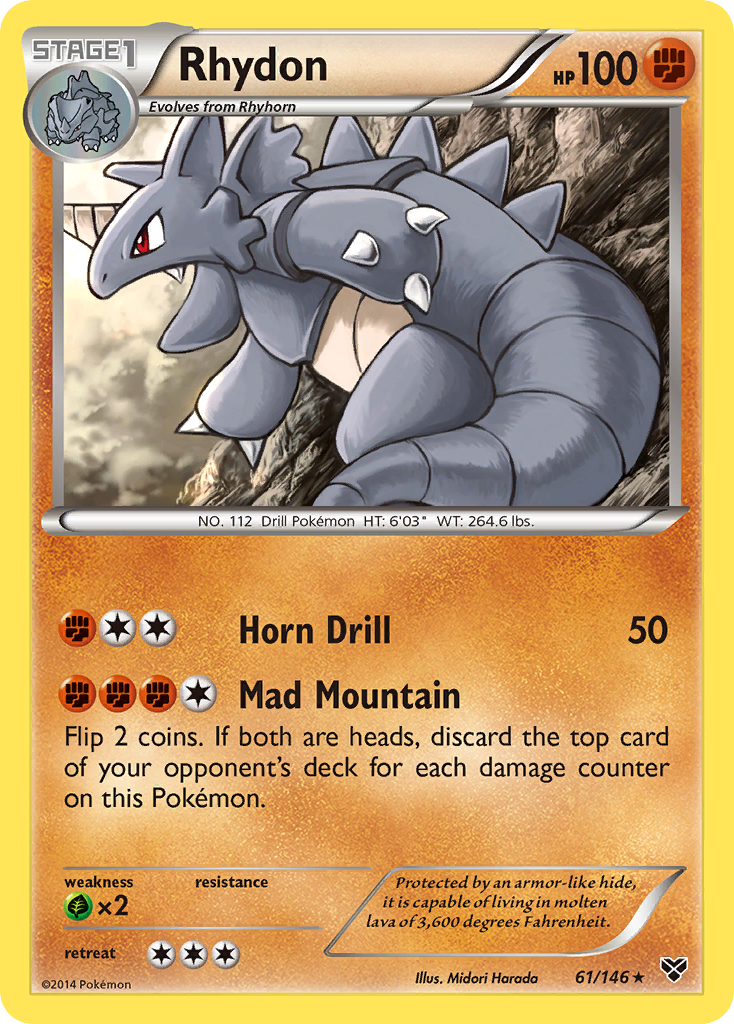 Rhydon (61/146) [XY: Base Set] | Good Games Morley