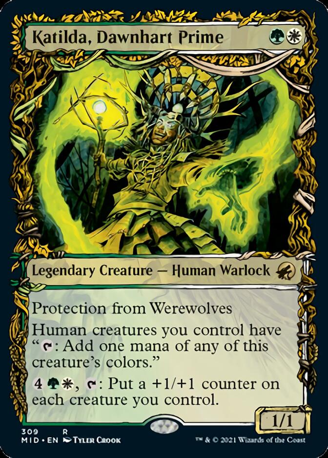 Katilda, Dawnhart Prime (Showcase Equinox) [Innistrad: Midnight Hunt] | Good Games Morley