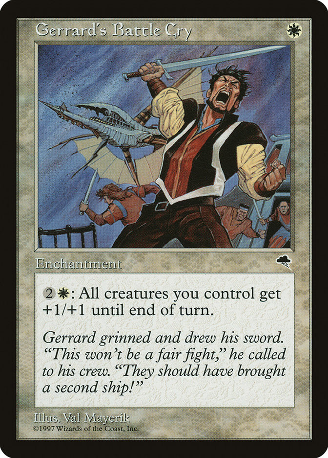 Gerrard's Battle Cry [Tempest] | Good Games Morley