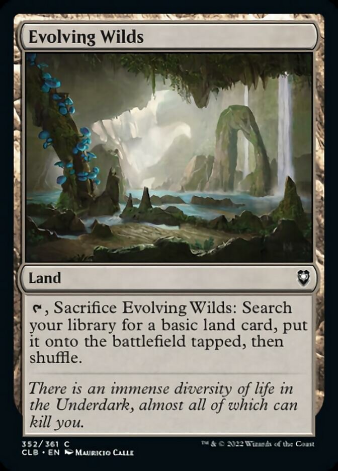 Evolving Wilds [Commander Legends: Battle for Baldur's Gate] | Good Games Morley