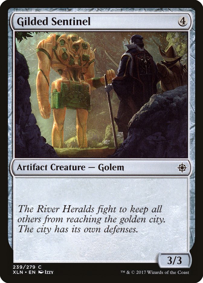 Gilded Sentinel [Ixalan] | Good Games Morley