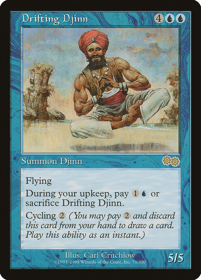 Drifting Djinn [Urza's Saga] | Good Games Morley