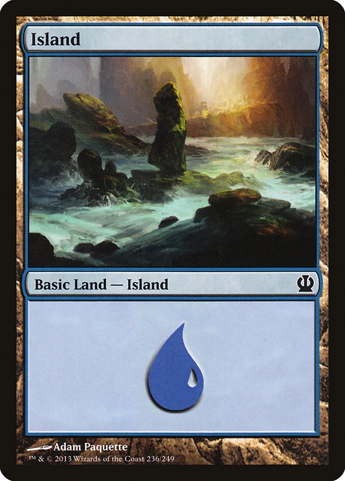 Island (236) [Theros] | Good Games Morley