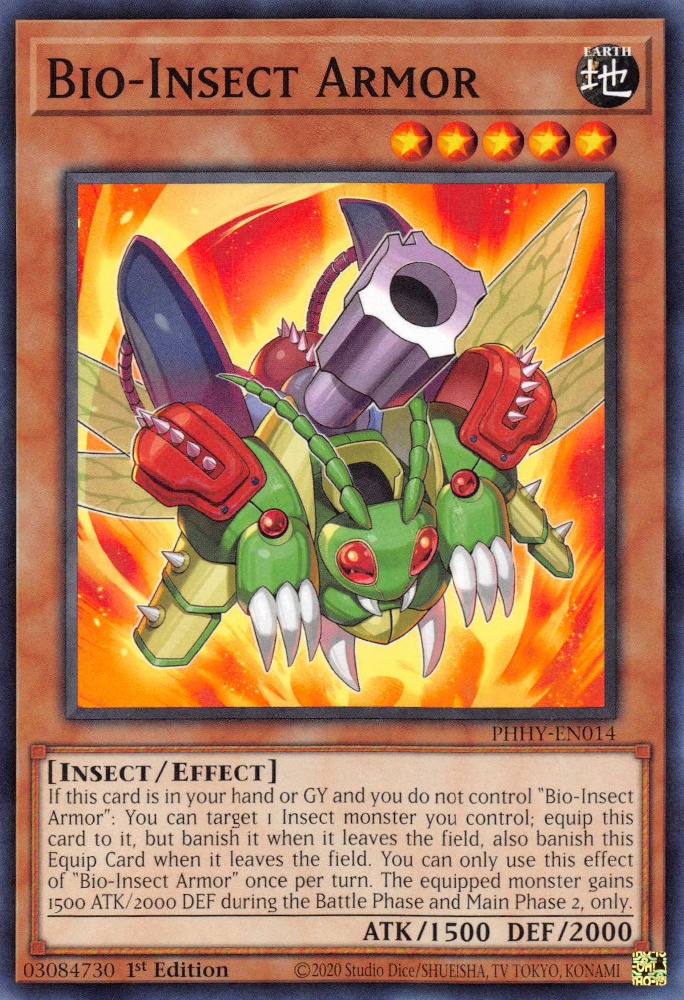 Bio-Insect Armor [PHHY-EN014] Common | Good Games Morley