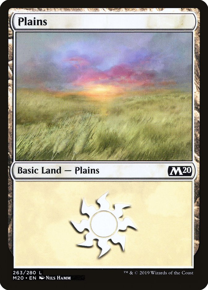 Plains (263) [Core Set 2020] | Good Games Morley