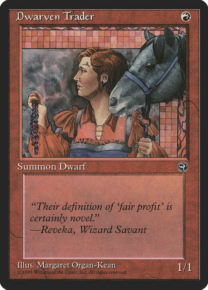 Dwarven Trader (Reveka Flavor Text) [Homelands] | Good Games Morley