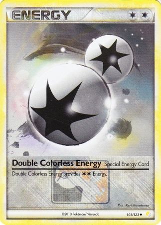 Double Colorless Energy (103/123) (League Promo) [HeartGold & SoulSilver: Base Set] | Good Games Morley