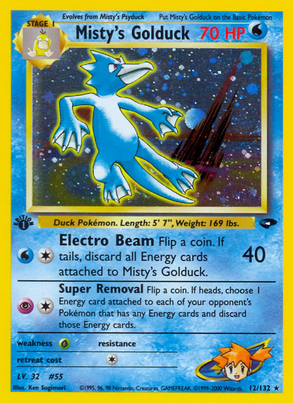 Misty's Golduck (12/132) [Gym Challenge 1st Edition] | Good Games Morley