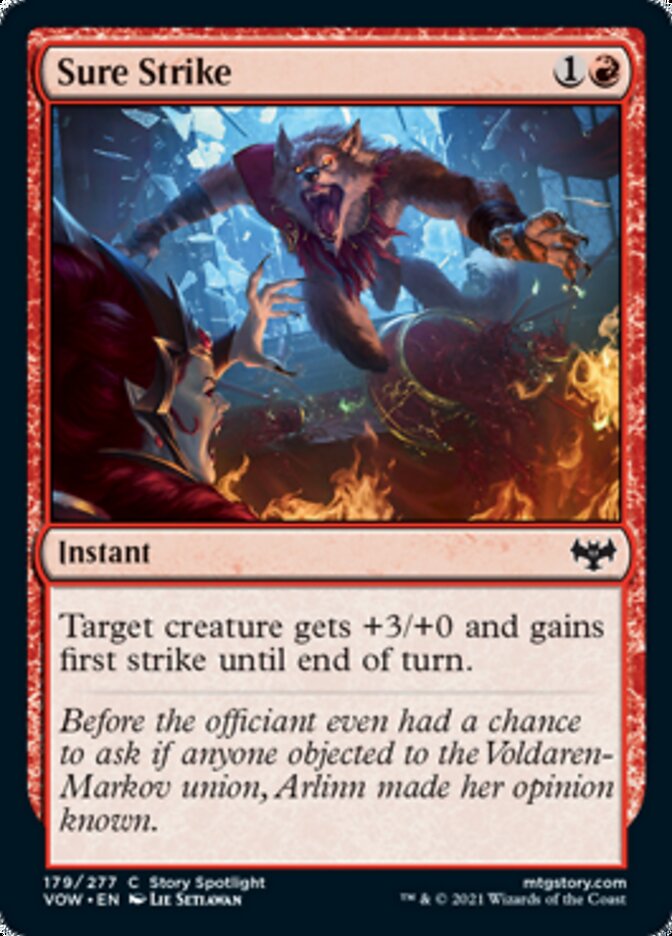 Sure Strike [Innistrad: Crimson Vow] | Good Games Morley