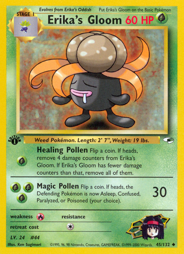 Erika's Gloom (45/132) [Gym Heroes 1st Edition] | Good Games Morley