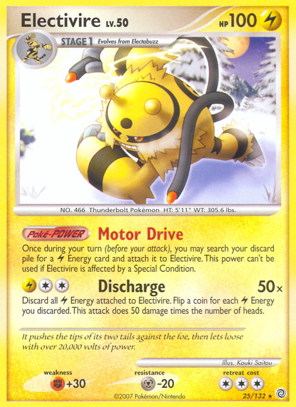Electivire (25/132) [Diamond & Pearl: Secret Wonders] | Good Games Morley