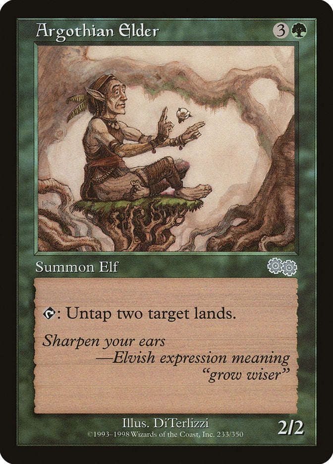 Argothian Elder [Urza's Saga] | Good Games Morley