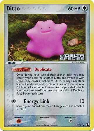 Ditto (35/113) (Stamped) [EX: Delta Species] | Good Games Morley