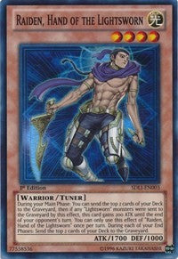 Raiden, Hand of the Lightsworn [SDLI-EN003] Super Rare | Good Games Morley