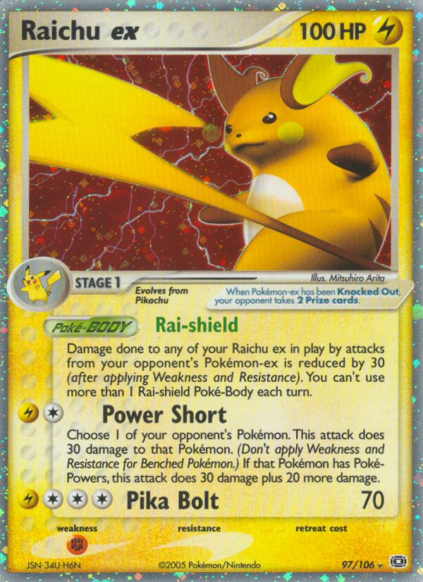 Raichu ex (97/106) [EX: Emerald] | Good Games Morley