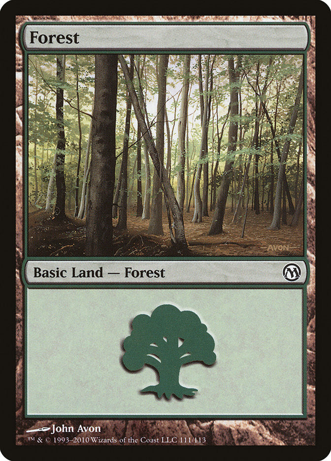 Forest (111) [Duels of the Planeswalkers] | Good Games Morley