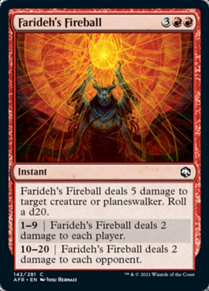 Farideh's Fireball [Dungeons & Dragons: Adventures in the Forgotten Realms] | Good Games Morley