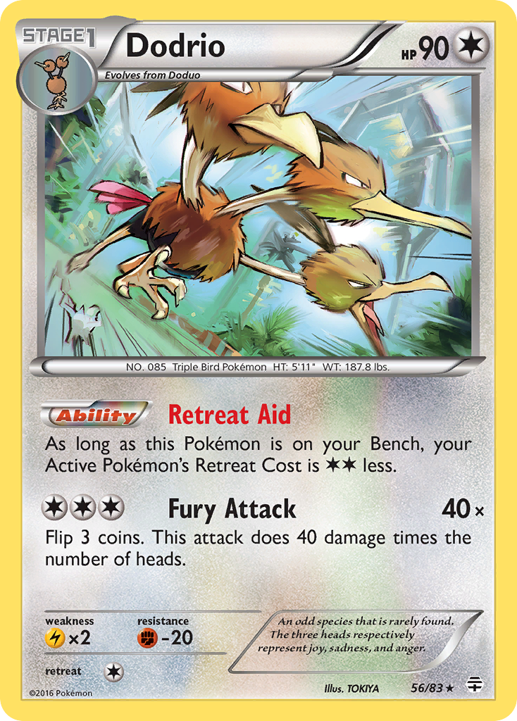 Dodrio (56/83) [XY: Generations] | Good Games Morley