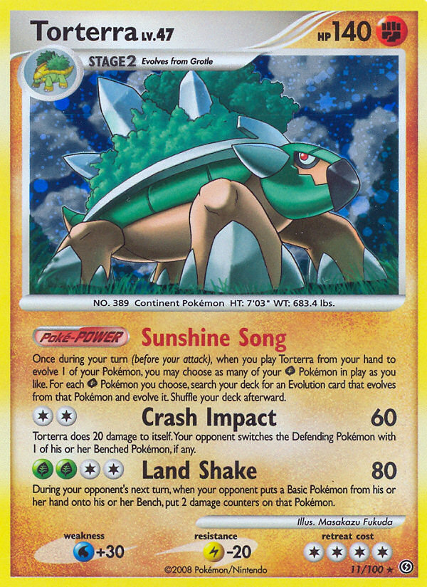 Torterra (11/100) [Diamond & Pearl: Stormfront] | Good Games Morley