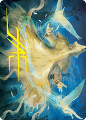 Heron-Blessed Geist Art Card (Gold-Stamped Signature) [Innistrad: Crimson Vow Art Series] | Good Games Morley