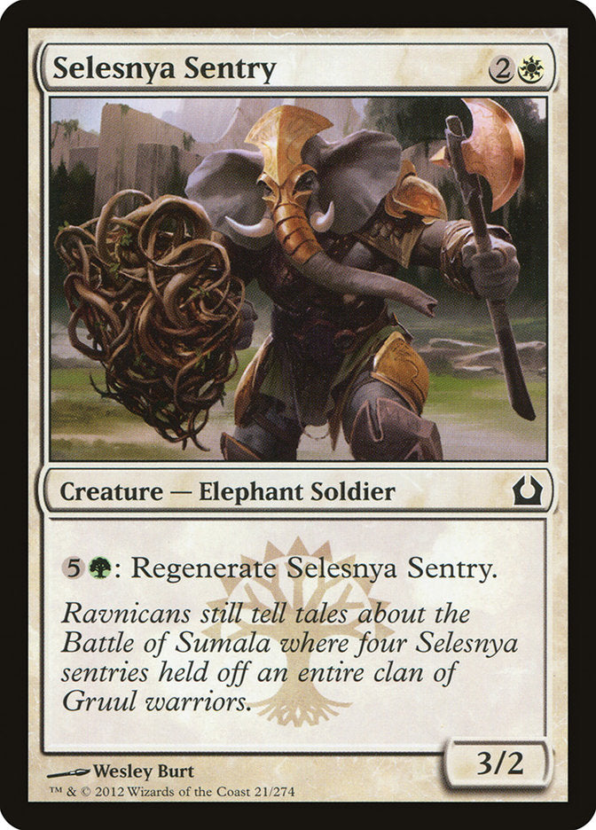 Selesnya Sentry [Return to Ravnica] | Good Games Morley