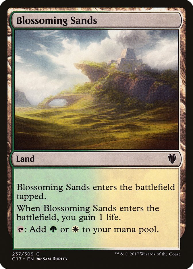 Blossoming Sands [Commander 2017] | Good Games Morley
