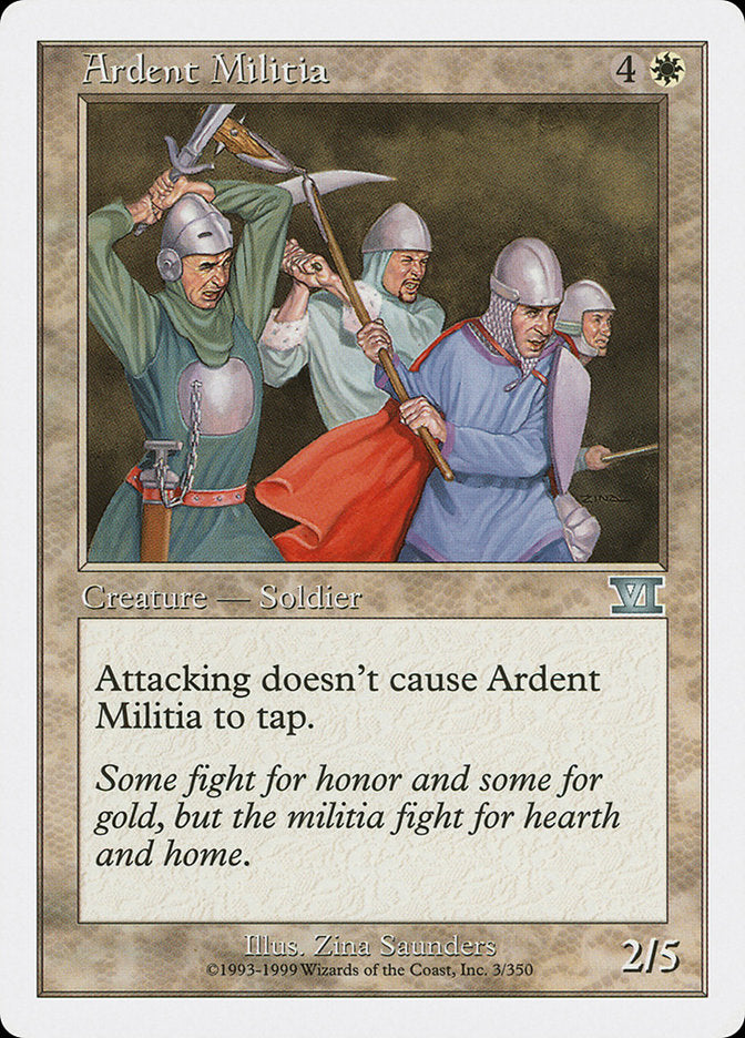 Ardent Militia [Classic Sixth Edition] | Good Games Morley