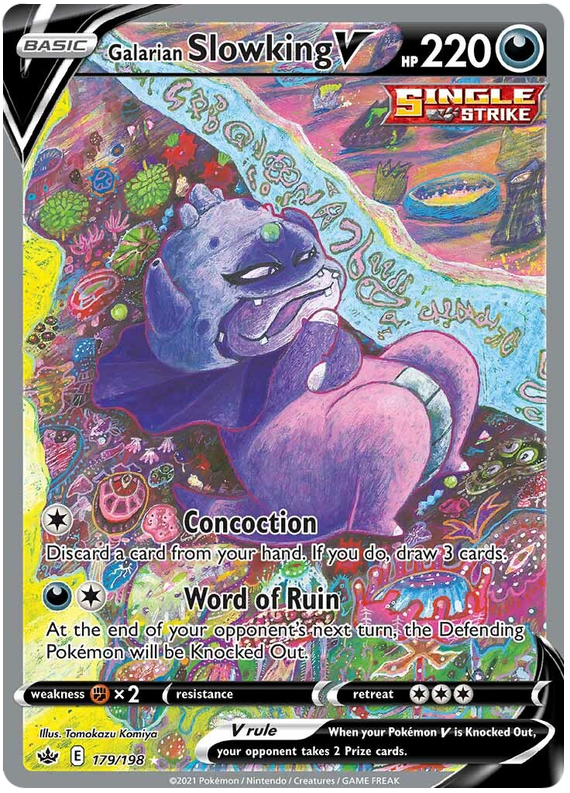 Galarian Slowking V (179/198) [Sword & Shield: Chilling Reign] | Good Games Morley