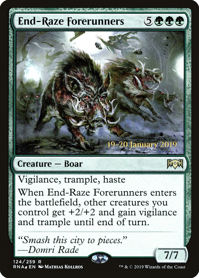 End-Raze Forerunners [Ravnica Allegiance Prerelease Promos] | Good Games Morley