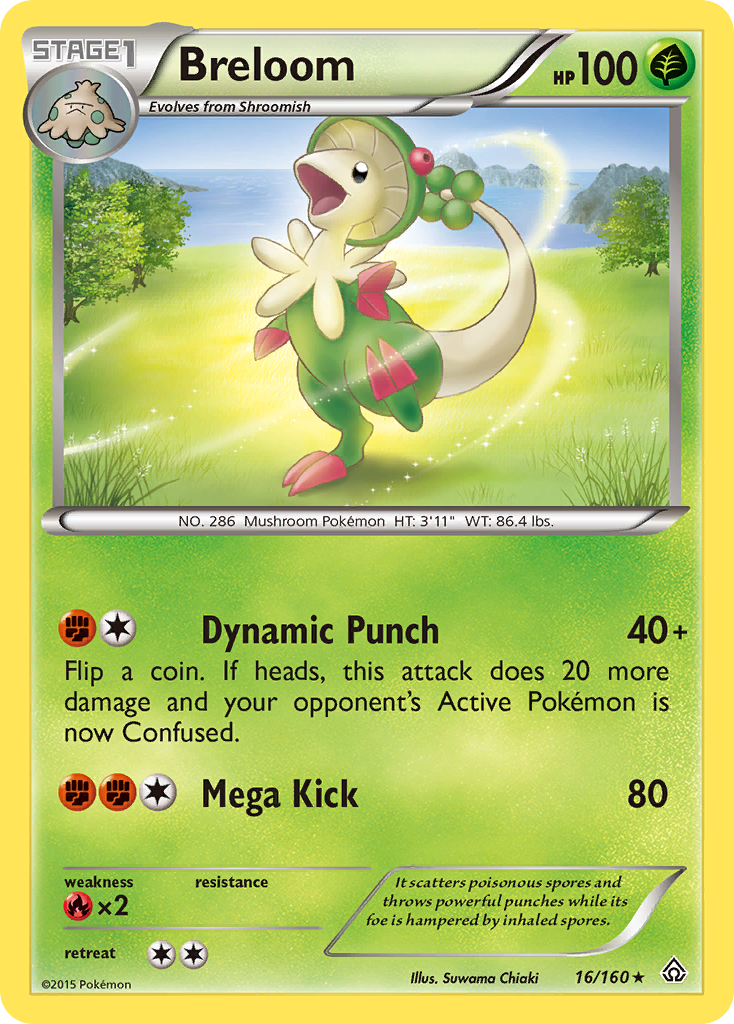 Breloom (16/160) [XY: Primal Clash] | Good Games Morley