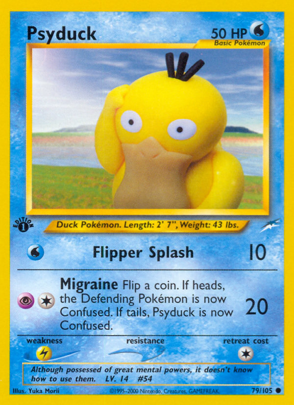 Psyduck (79/105) [Neo Destiny 1st Edition] | Good Games Morley