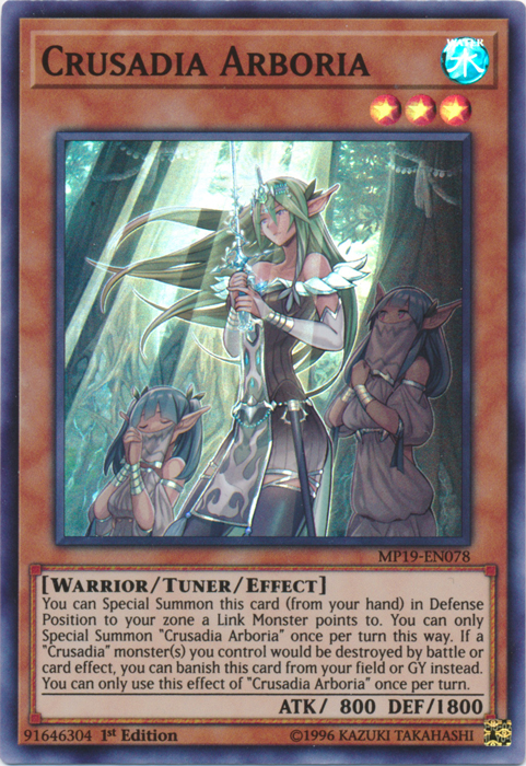 Crusadia Arboria [MP19-EN078] Super Rare | Good Games Morley
