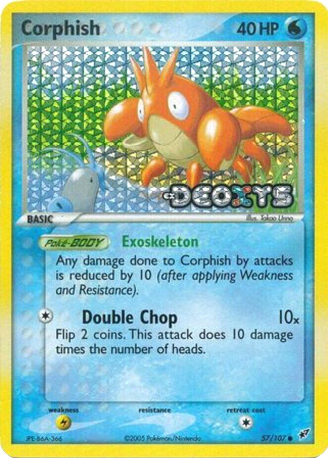 Corphish (57/107) (Stamped) [EX: Deoxys] | Good Games Morley