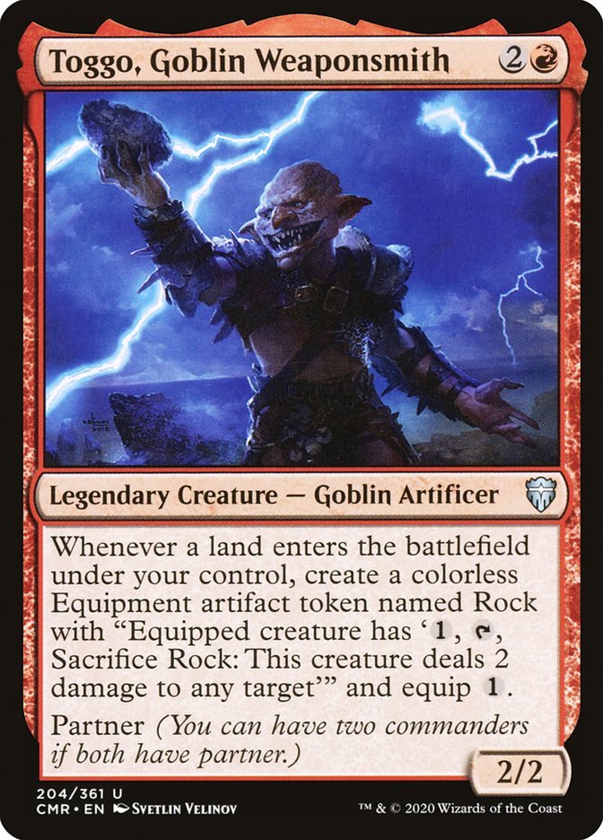 Toggo, Goblin Weaponsmith [Commander Legends] | Good Games Morley