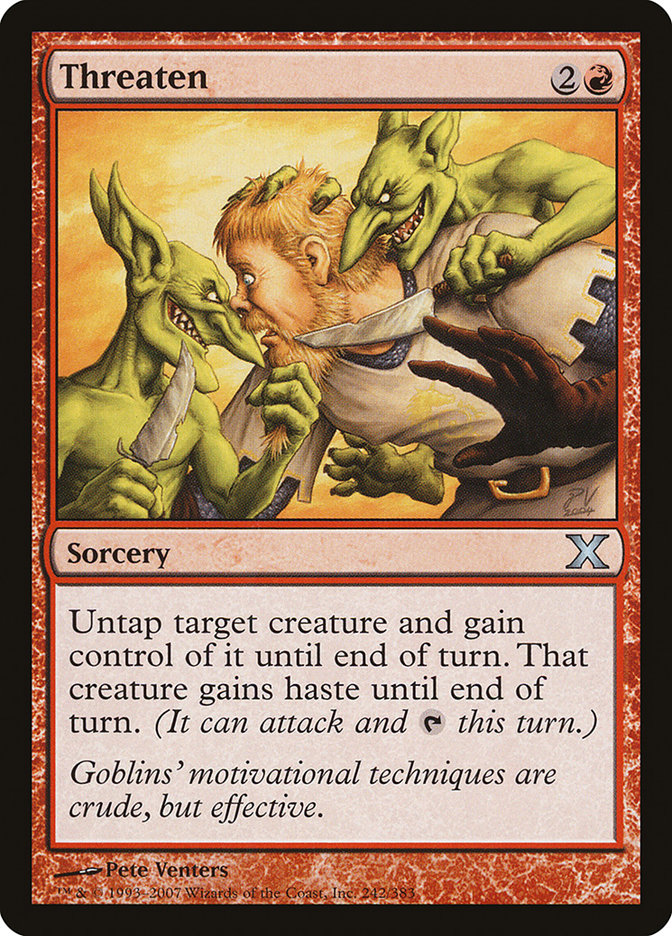 Threaten [Tenth Edition] | Good Games Morley