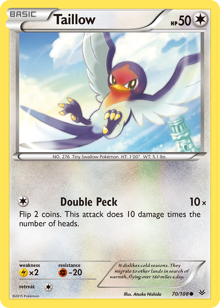 Taillow (70/108) [XY: Roaring Skies] | Good Games Morley