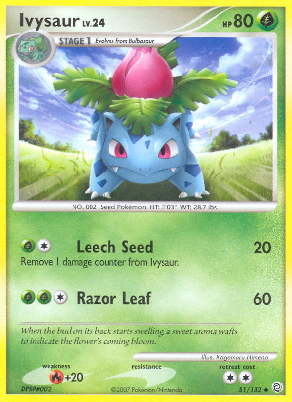 Ivysaur (51/132) [Diamond & Pearl: Secret Wonders] | Good Games Morley