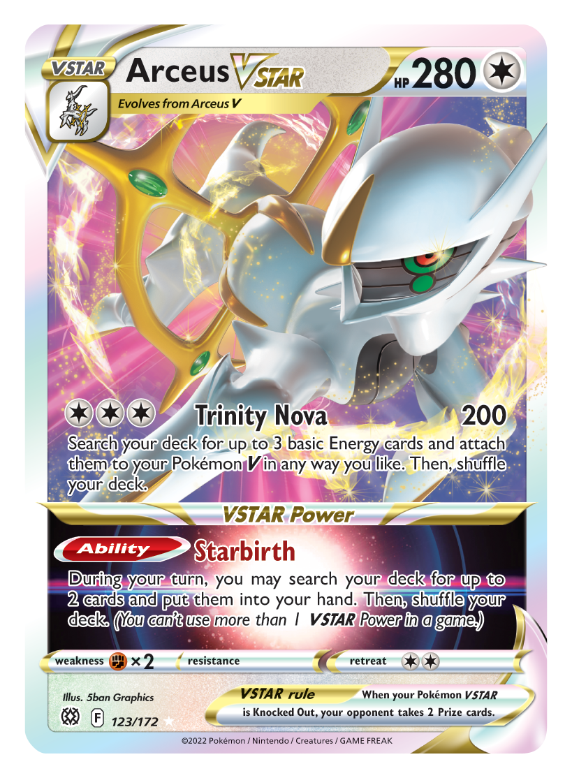 Arceus VSTAR (123/172) [Sword & Shield: Brilliant Stars] | Good Games Morley