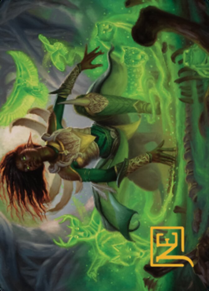 Fauna Shaman Art Card (Gold-Stamped Signature) [The Brothers' War Art Series] | Good Games Morley