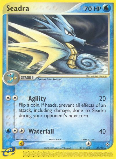 Seadra (40/97) [EX: Dragon] | Good Games Morley