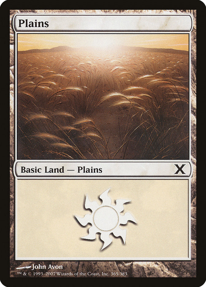 Plains (365) [Tenth Edition] | Good Games Morley