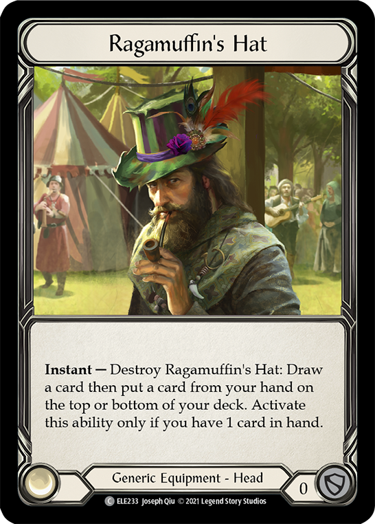 Ragamuffin's Hat [ELE233] (Tales of Aria)  1st Edition Cold Foil | Good Games Morley