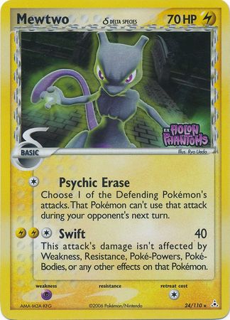 Mewtwo (24/110) (Delta Species) (Stamped) [EX: Holon Phantoms] | Good Games Morley