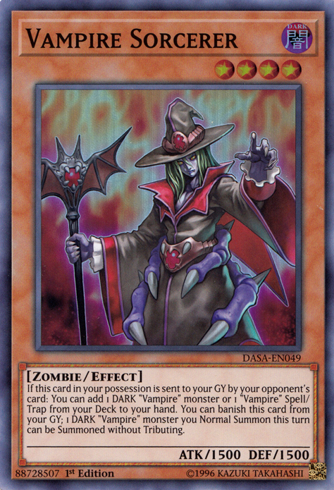 Vampire Sorcerer [DASA-EN049] Super Rare | Good Games Morley