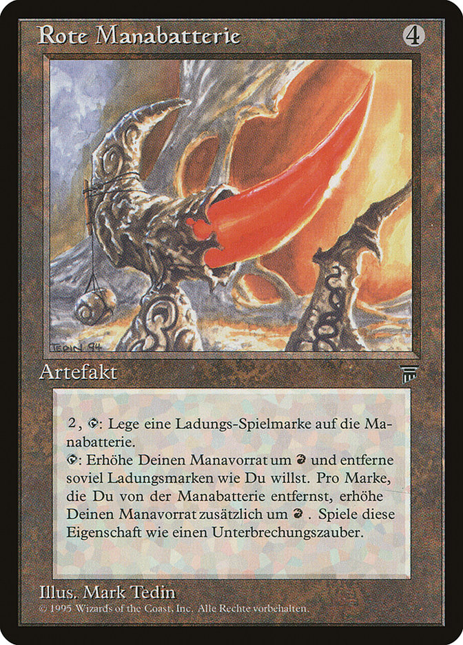 Red Mana Battery (German) - "Rote Manabatterie" [Renaissance] | Good Games Morley