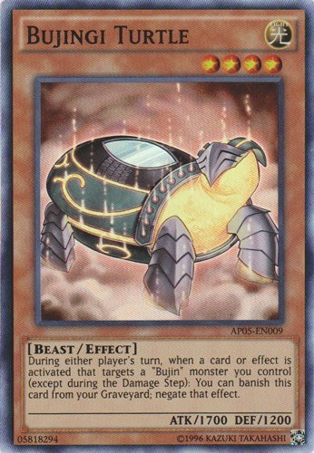 Bujingi Turtle [AP05-EN009] Super Rare | Good Games Morley